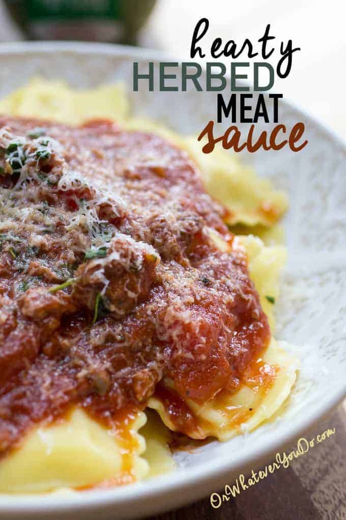 Meaty Herbed Red Sauce