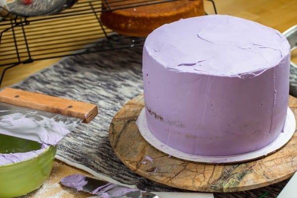 Blueberry Pudding Lemon Cake