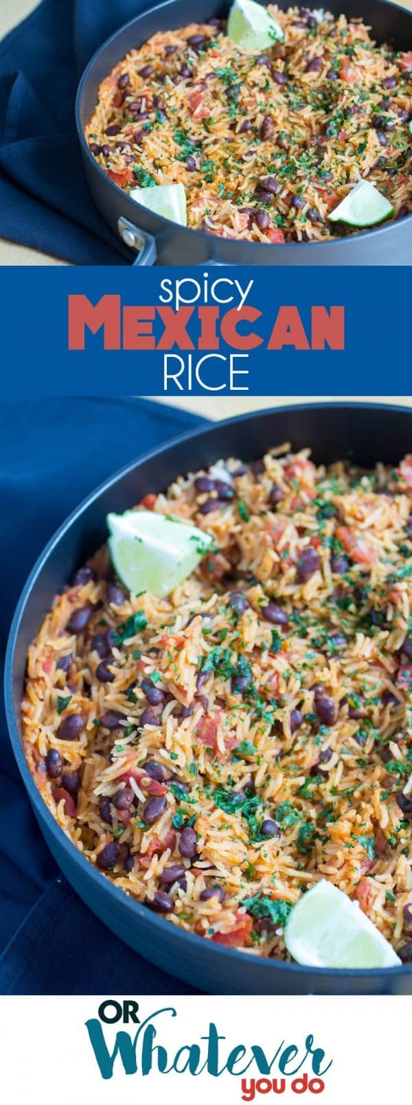 Spicy One-Pot Mexican Rice Recipe | Or Whatever You Do