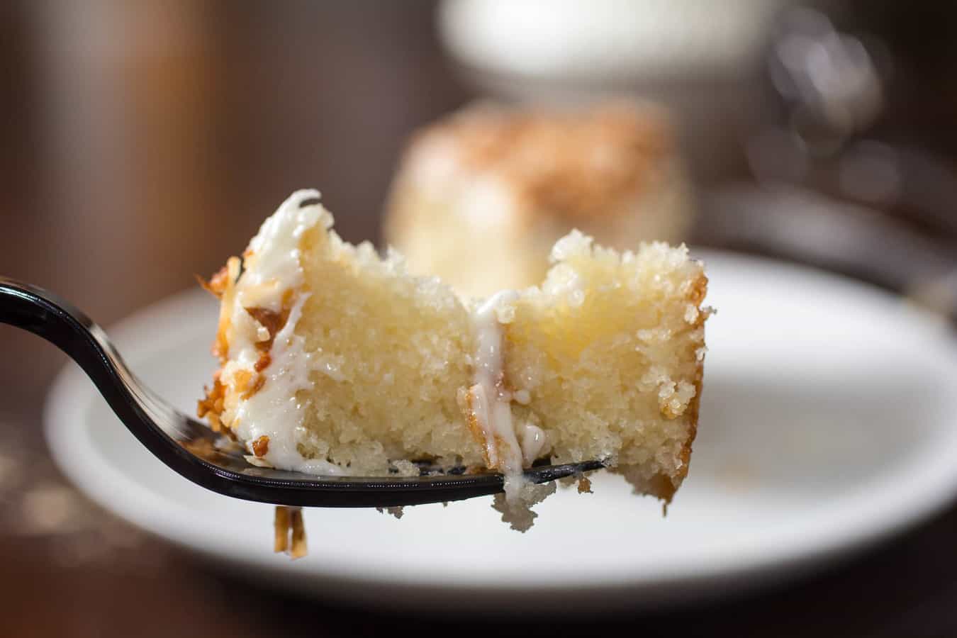 Homemade Toasted Coconut Cake