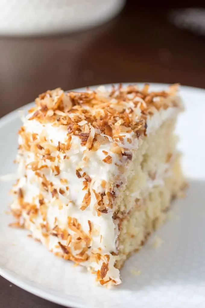 Moist, tender, made-from-scratch coconut cake. 