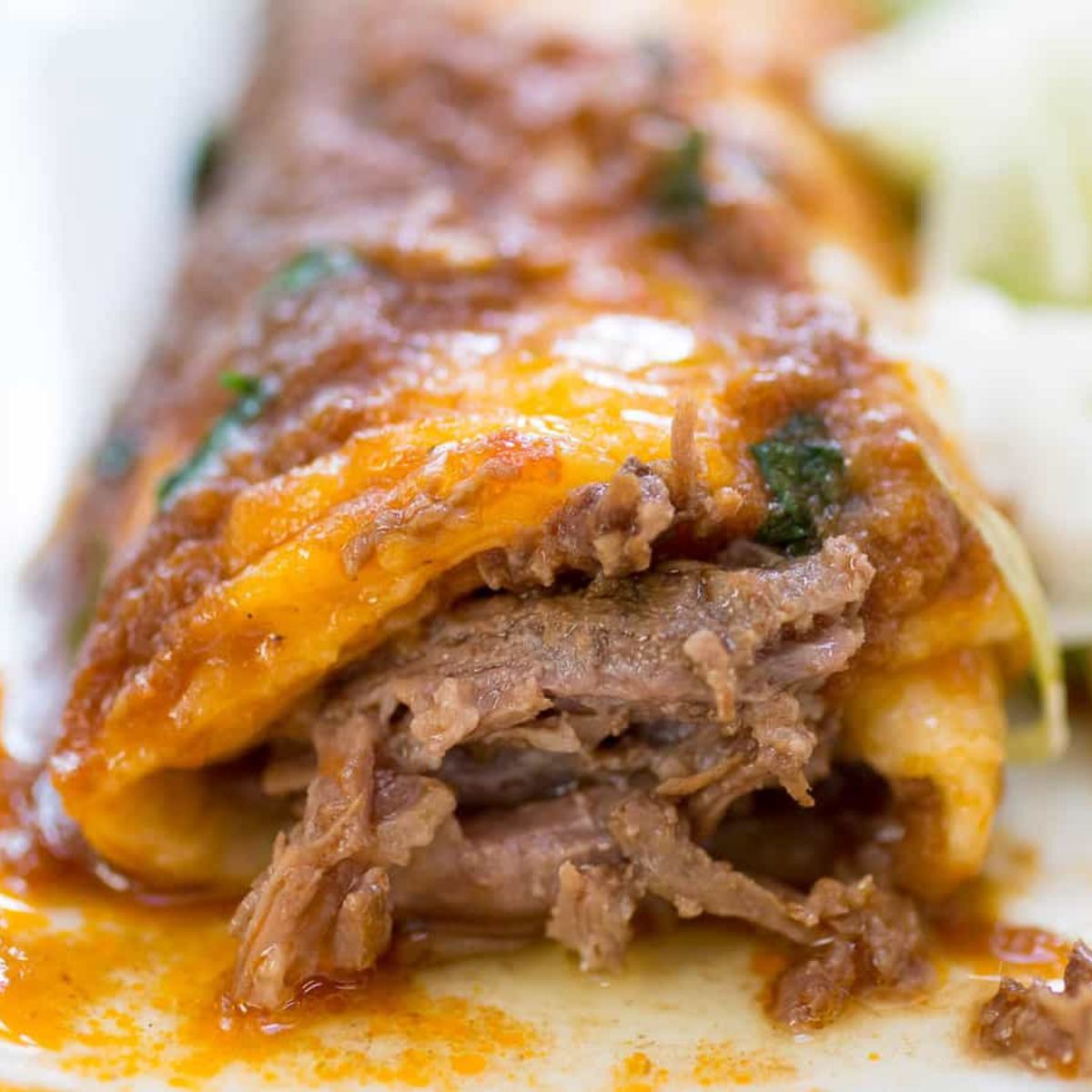 Instant Pot Shredded Beef Burritos