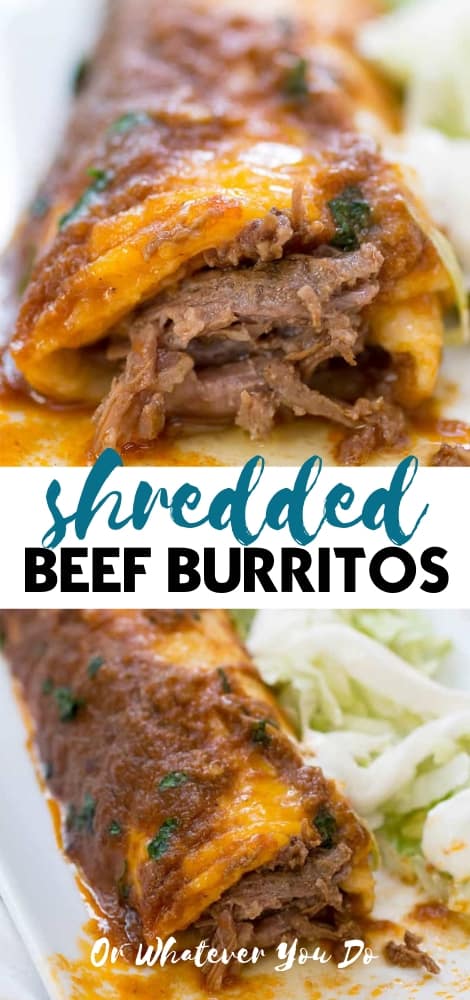 Shredded Beef Burritos