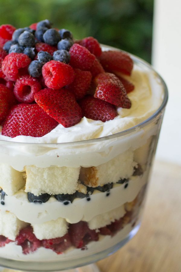 Triple Berry Trifle from Or Whatever You Do Triple Berry Trifle from Or Whatever You Do