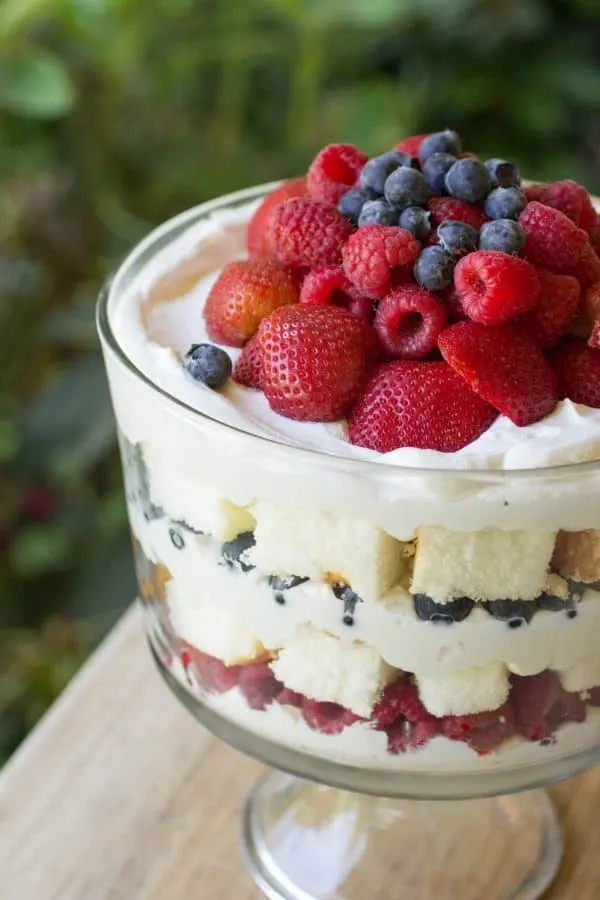 Triple Berry Trifle