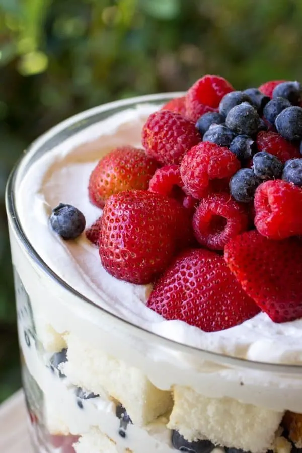 Triple Berry Trifle