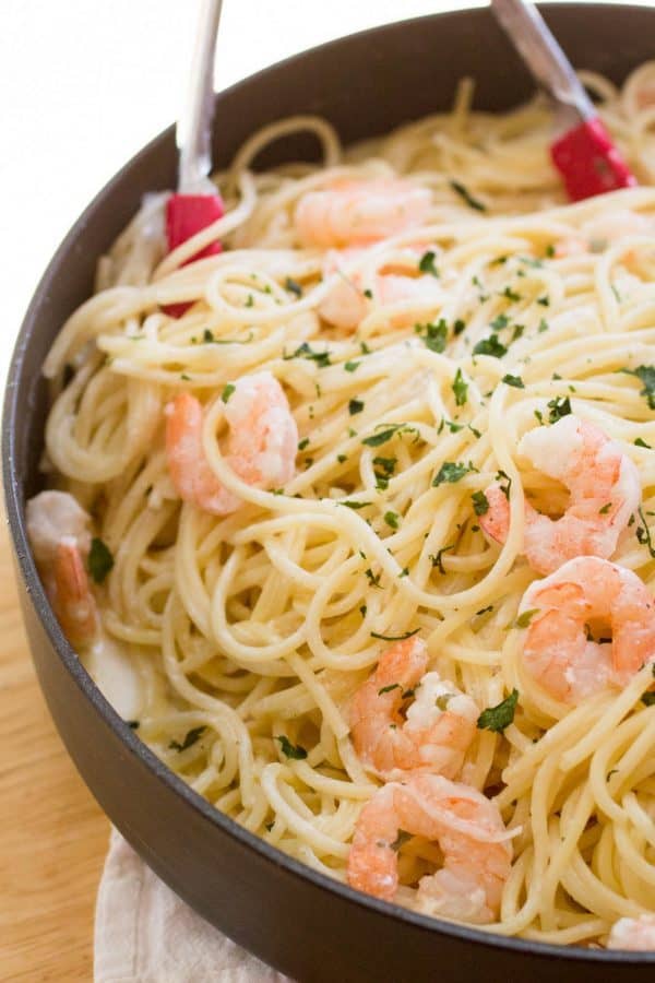 Easy Shrimp Scampi Pasta Or Whatever You Do