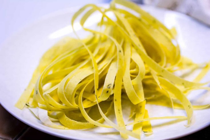 Fresh Fettuccine with herbs