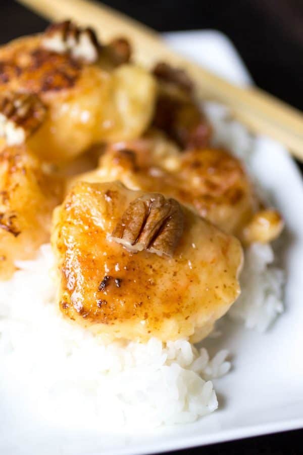 Easy homemade honey pecan shrimp - just like Panda Express!