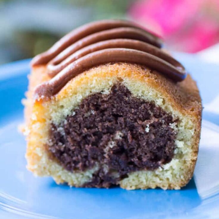 Marble Pound Cake Recipe