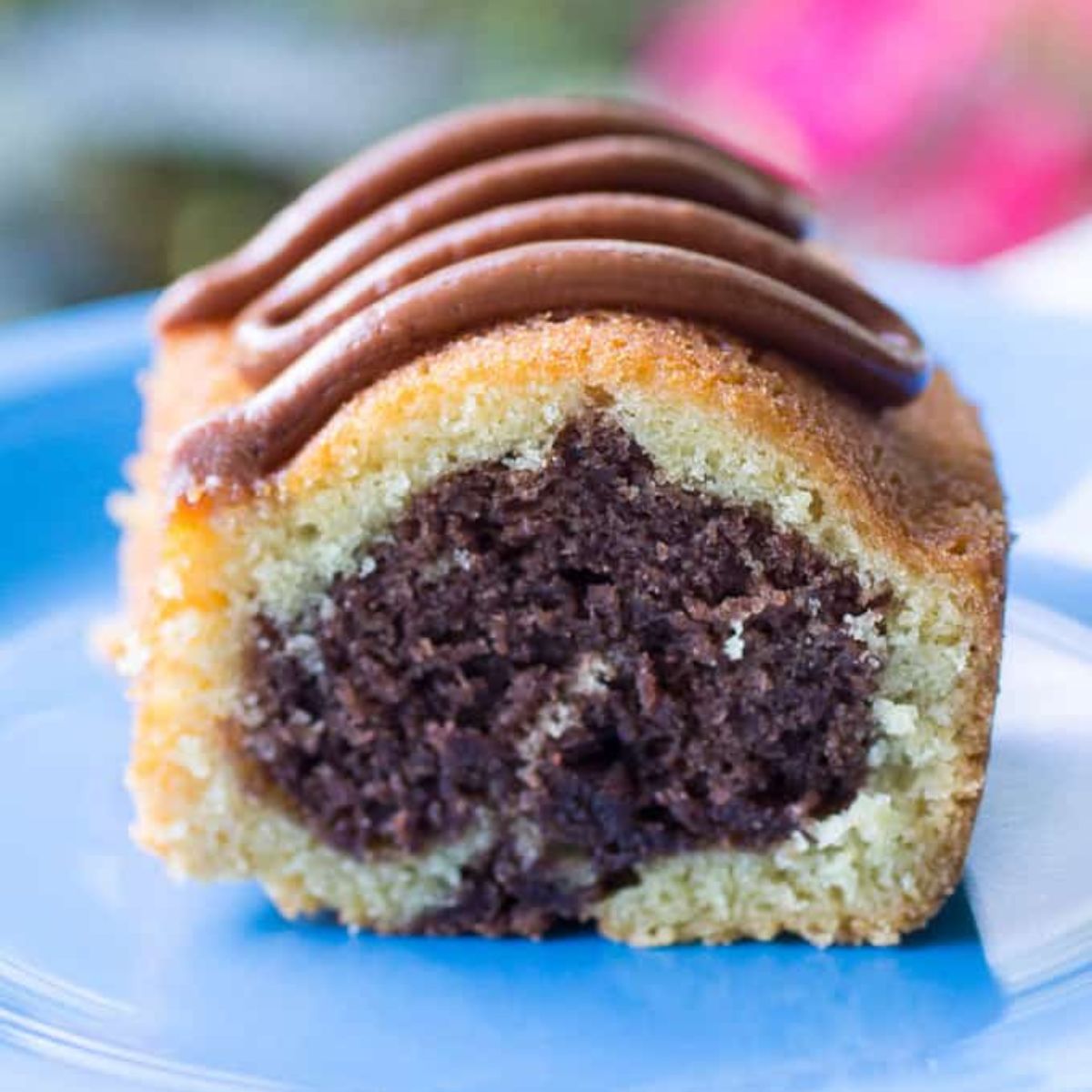 Homemade Marble Pound Cake