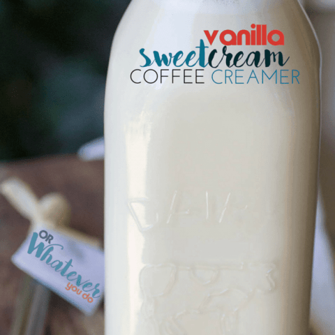 Homemade Vanilla Sweet Cream Coffee