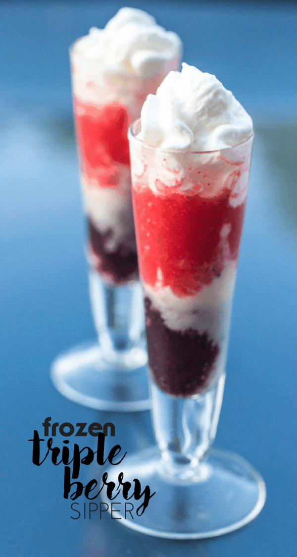 Frozen Triple Berry Sipper