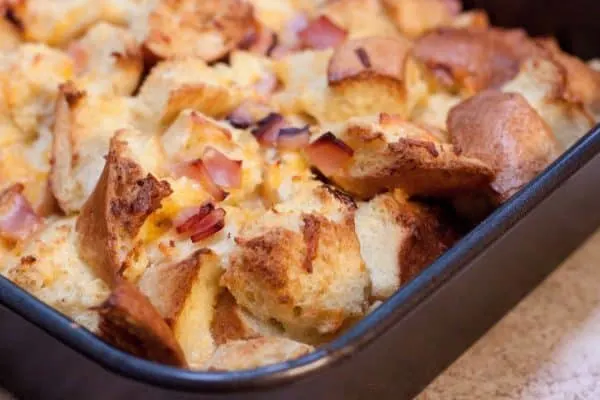 Ham and Cheese Breakfast Strata