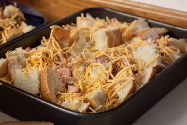 ham and cheese breakfast bake