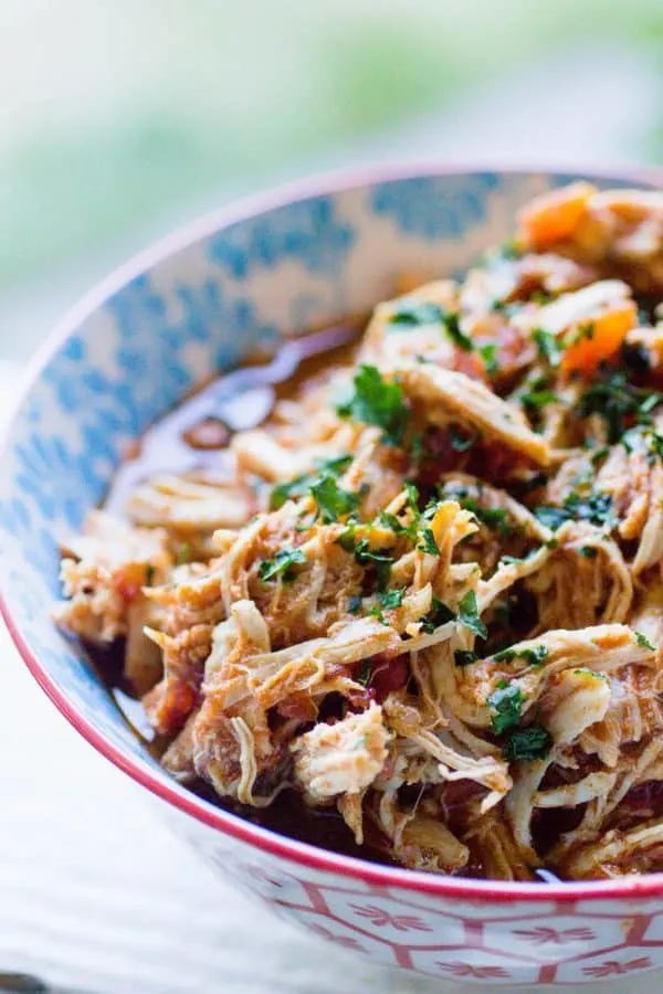 Instant Pot Pork Shredded Chicken Tacos