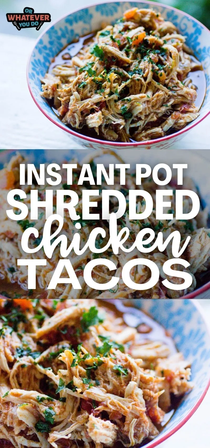 Instant Pot Shredded Chicken Tacos