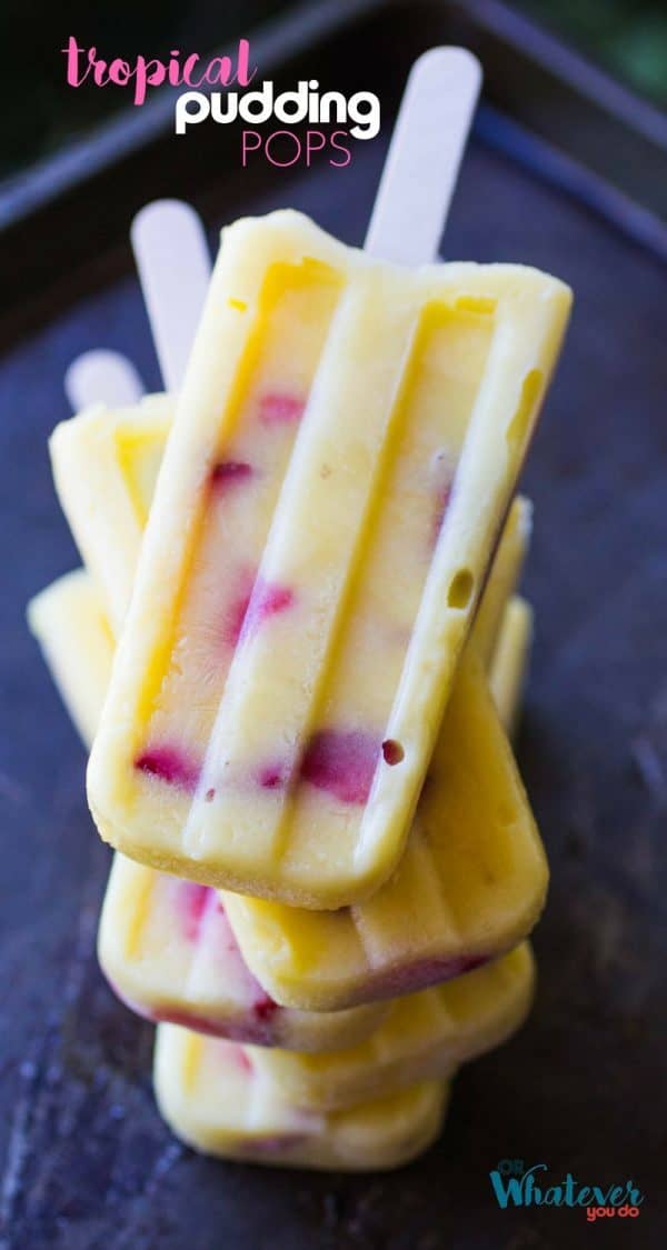 Tropical Pudding Pops