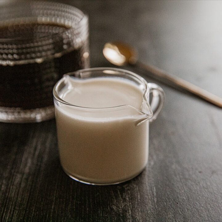 Homemade Vanilla Sweet Cream Coffee Creamer