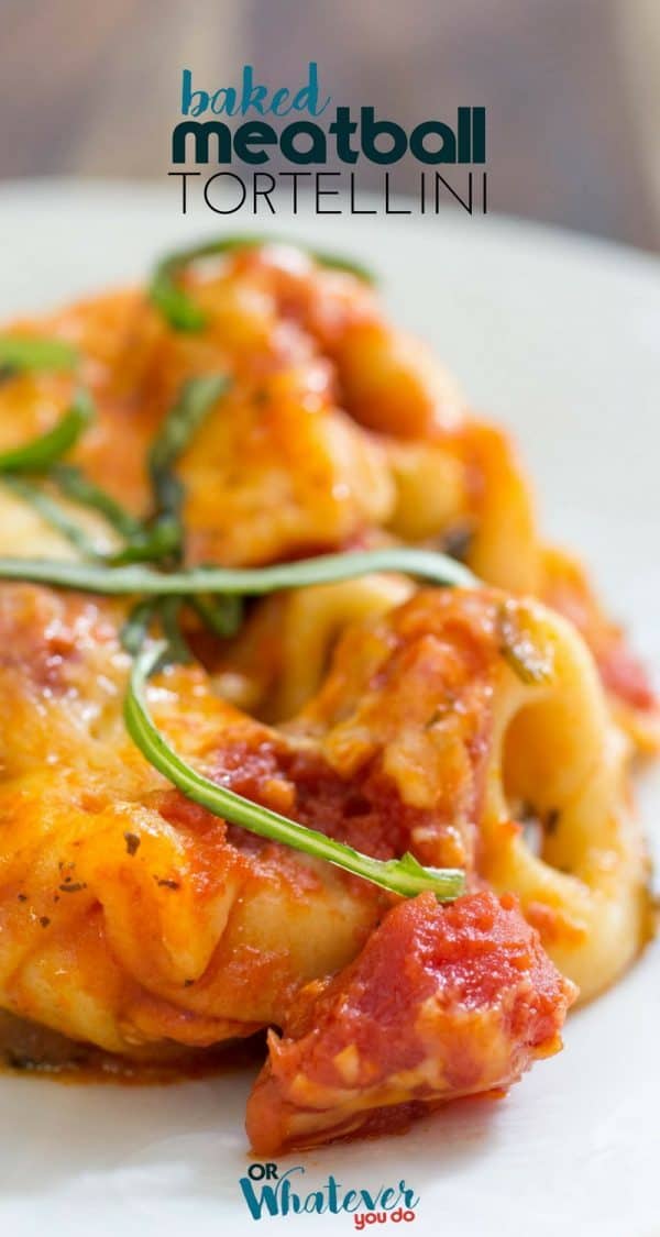 Baked Meatball Tortellini