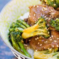 Easy Garlic Beef and Broccoli