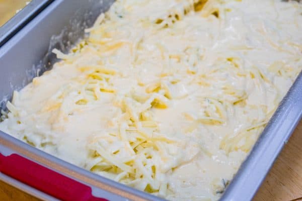 Chicken Alfredo Lasagna with Spinach