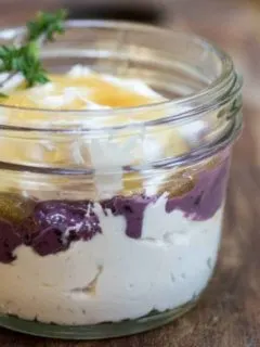 Honey Blueberry Whipped Goat Cheese