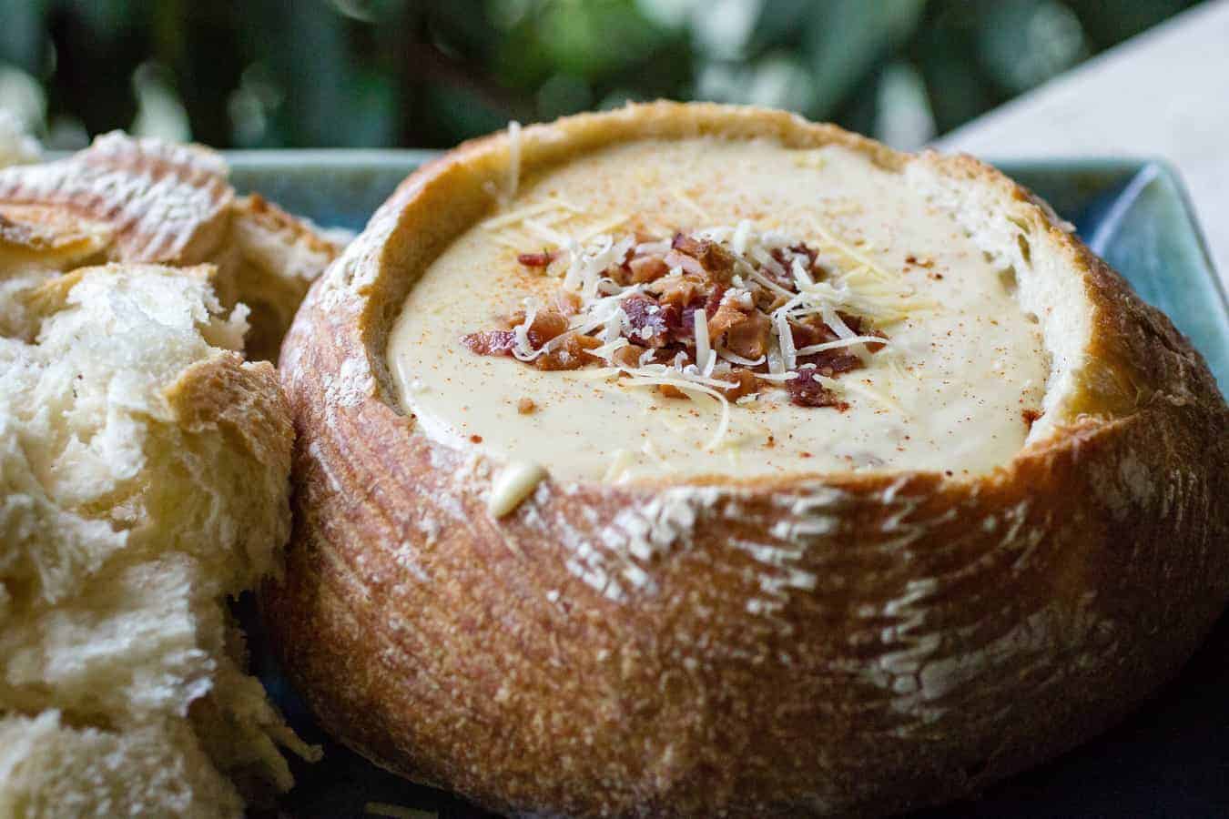 Beer Cheese Dip with Bacon fast, delicious, and cheesy appetizer.