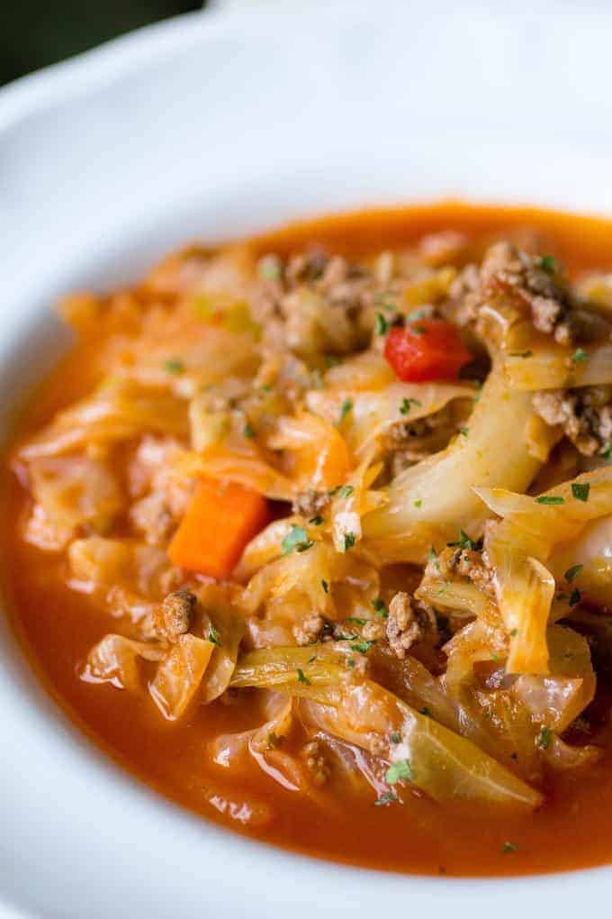 Sarma Stuffed Cabbage Roll Soup