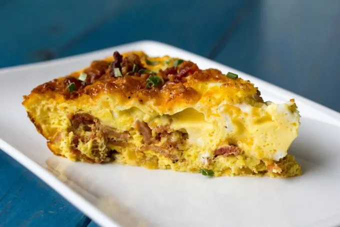 Bacon Cheddar Quiche with Rutabaga