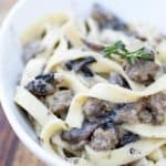 Ground Beef Stroganoff