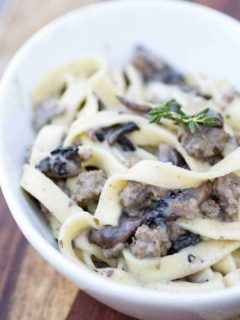 Ground Beef Stroganoff