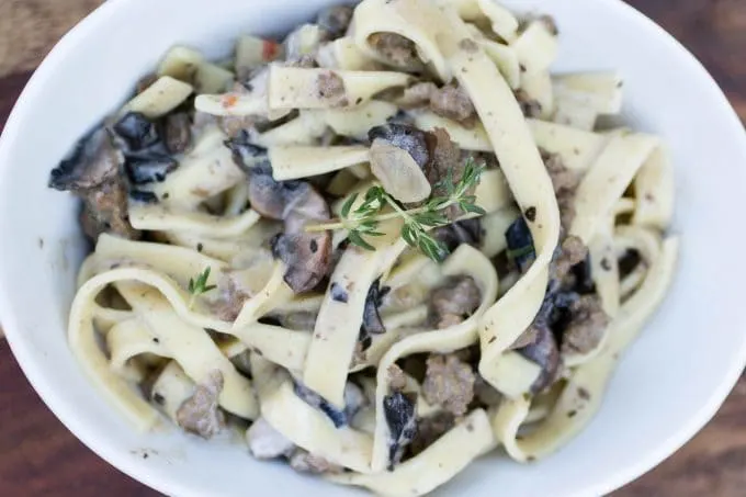 Ground Beef Stroganoff