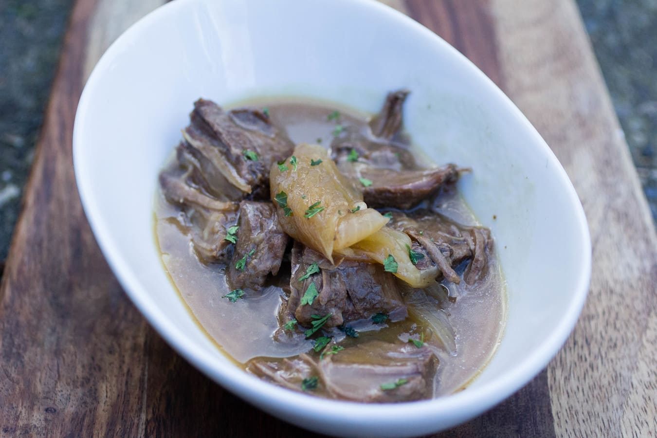Pressure Cooker Beer Braised Steak with Onions Or Whatever You Do