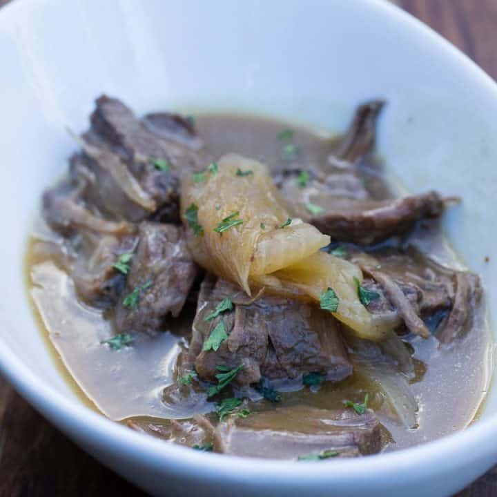 Pressure cooker steak and onions 2025