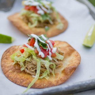 Salsa Verde Pork Tostadas