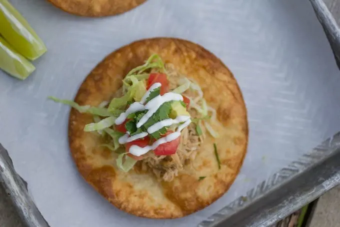 Salsa Verde Pork Tostadas