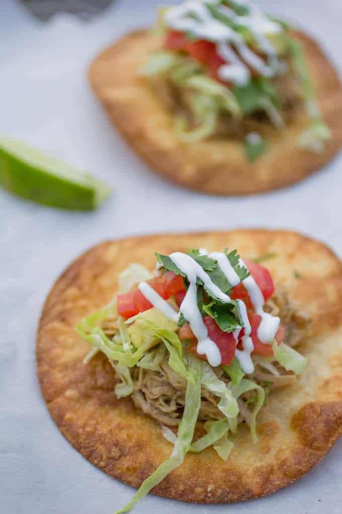 Salsa Verde Pork Tostadas