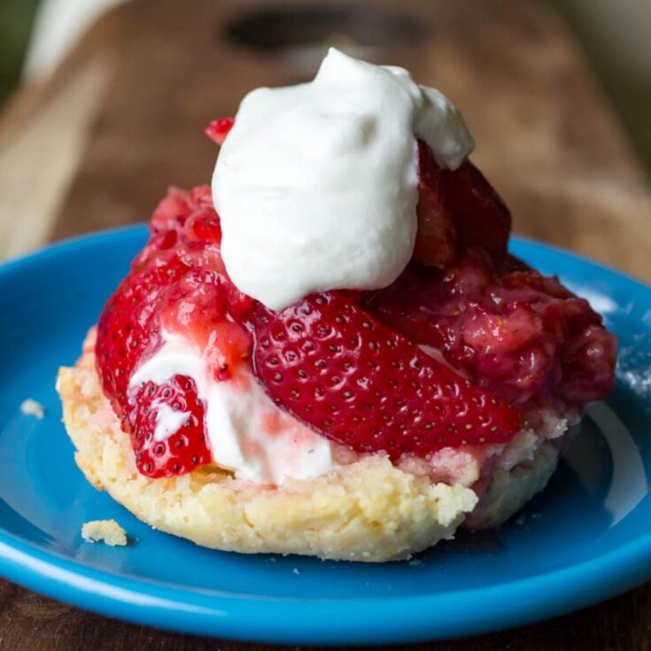 Strawberry Shortcake with Biscuits