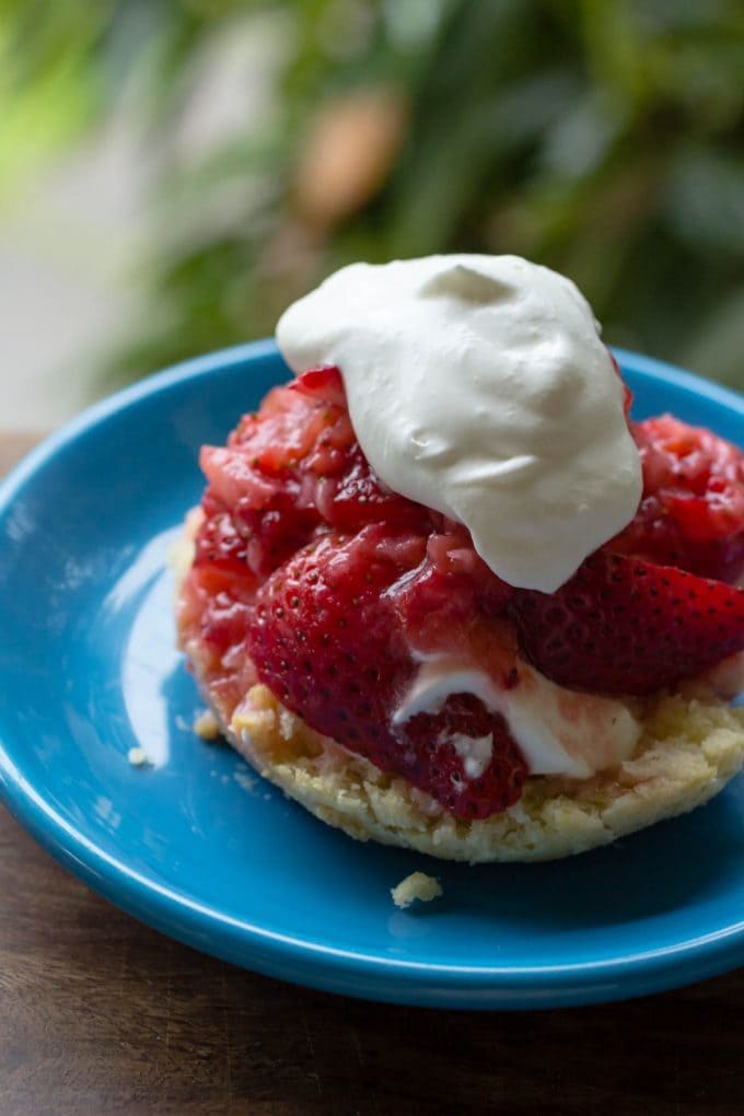 Strawberry Shortcake with Homemade Biscuits