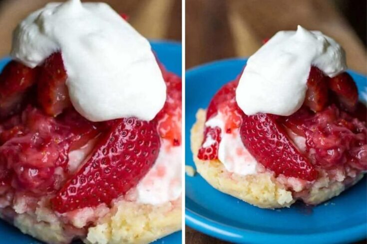 Strawberry Shortcake with Biscuits