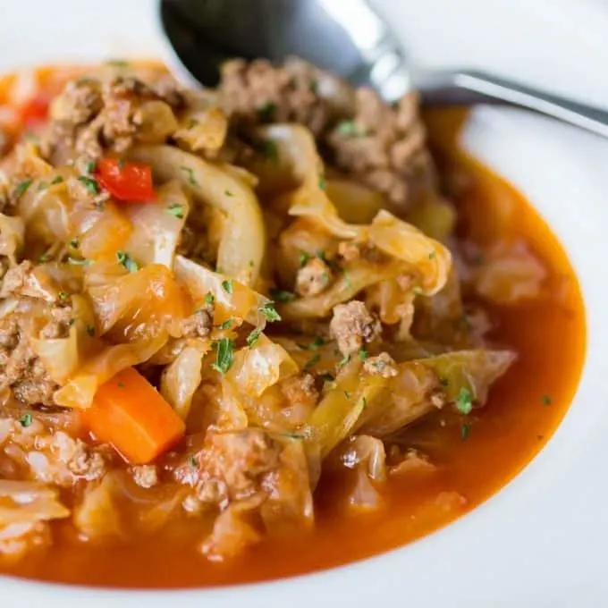 cabbage roll soup