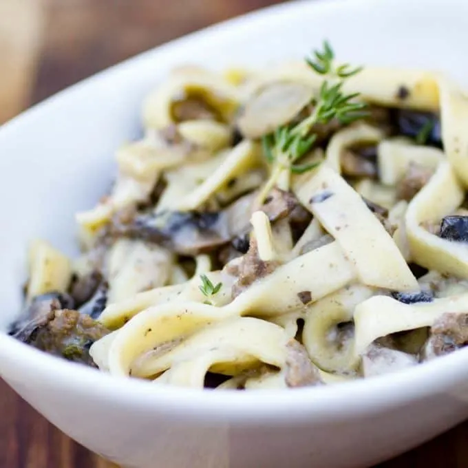 Easy Ground Beef Stroganoff