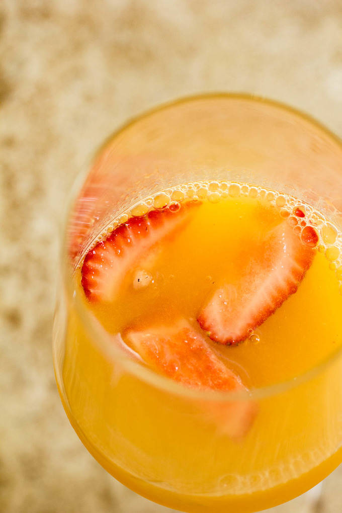 Orange Creamsicle Mimosa for a crowd