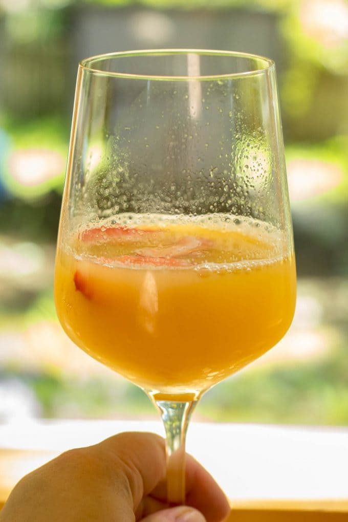 Orange Creamsicle Mimosas - Peace Love and Low Carb