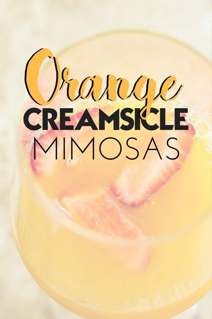 Orange Creamsicle Mimosa