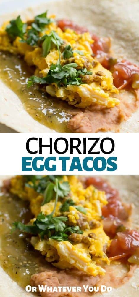 Chorizo Breakfast Tacos