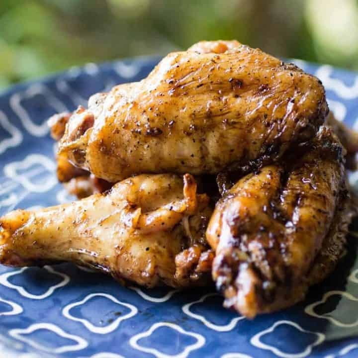 Pellet grilled chicken clearance wings