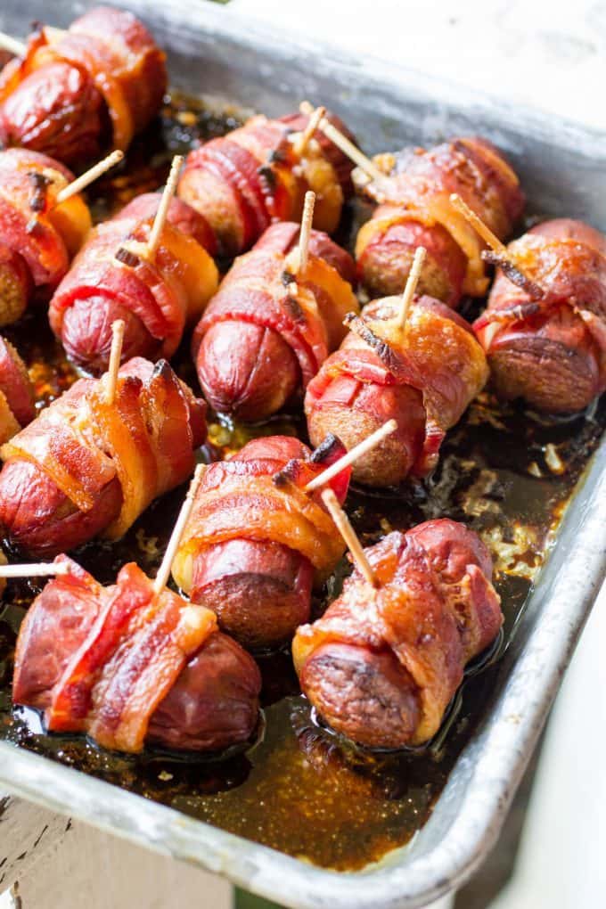 Traeger Bacon Sausage Bites