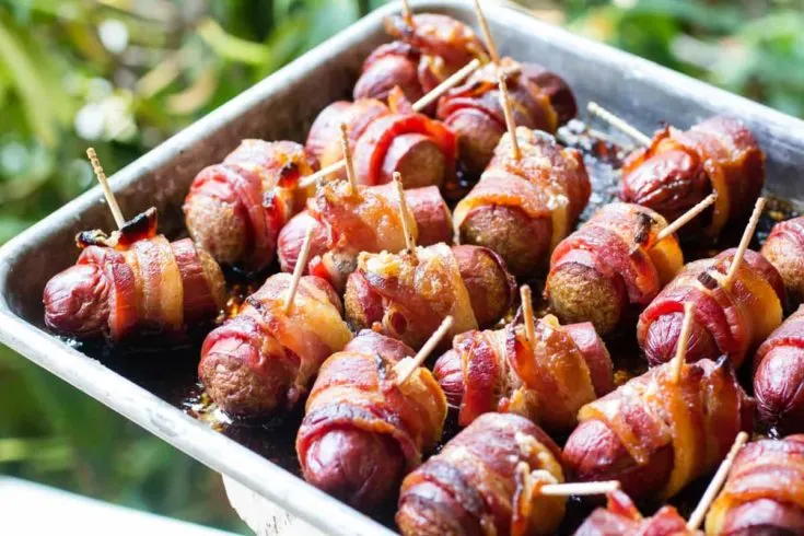 Bacon Sausage Bites